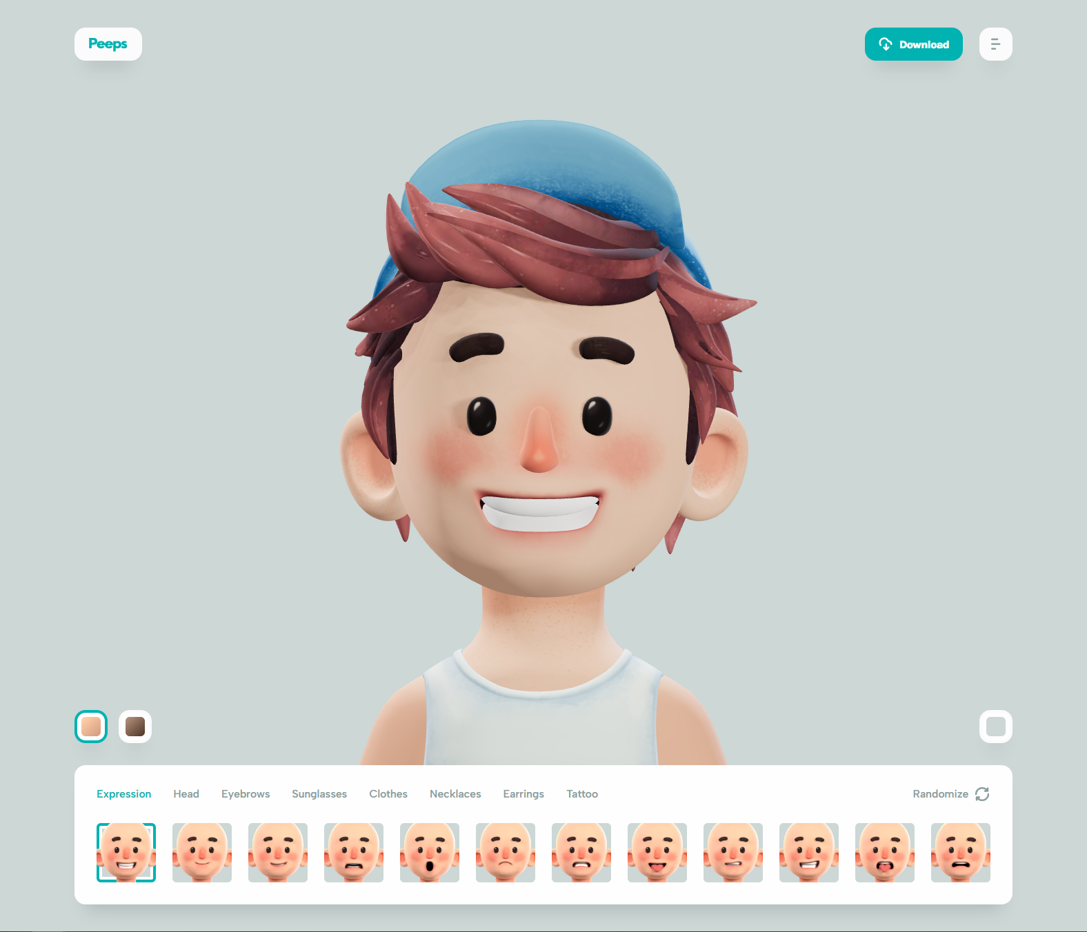 Peeps头像生成器