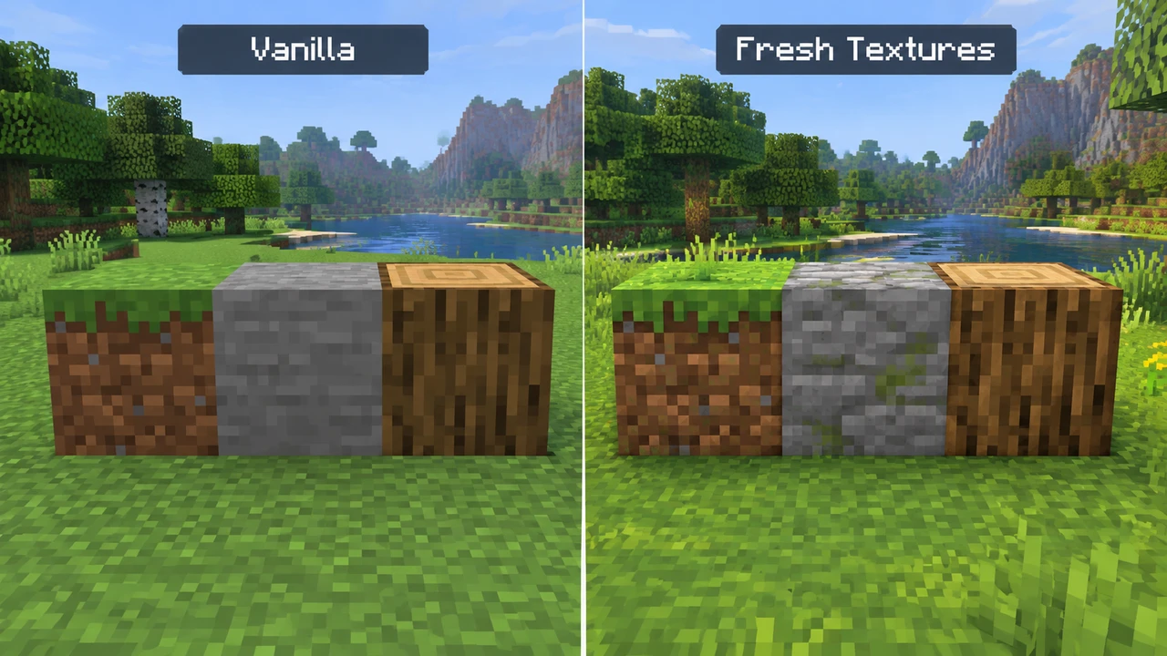 2026年6月更新的Minecraft Fresh Textures资源包下载与使用指南