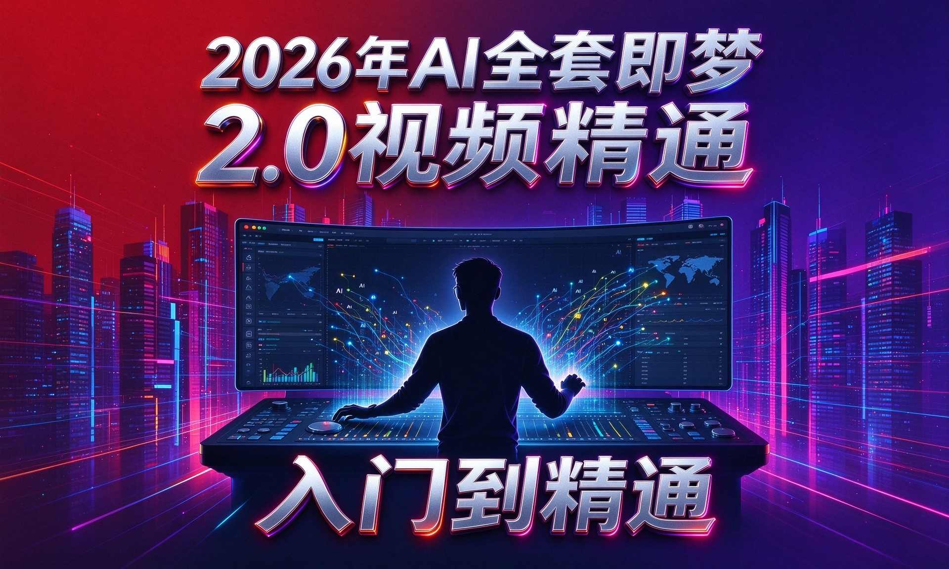 2026年AI全套即梦2.0视频创作入门到精通